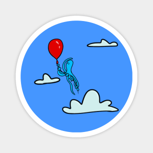 Travel by Balloon Magnet